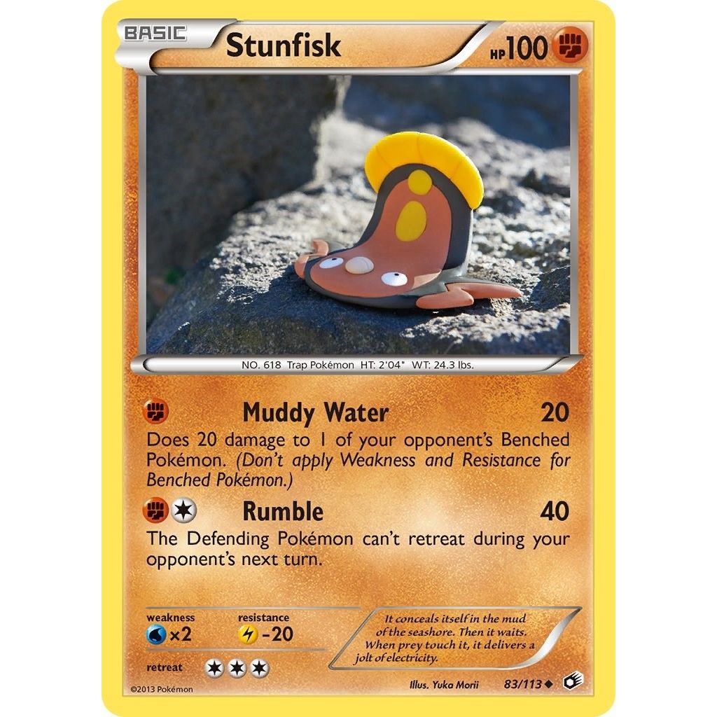 Image for Stunfisk (83/113) (LTR) - Pokemon