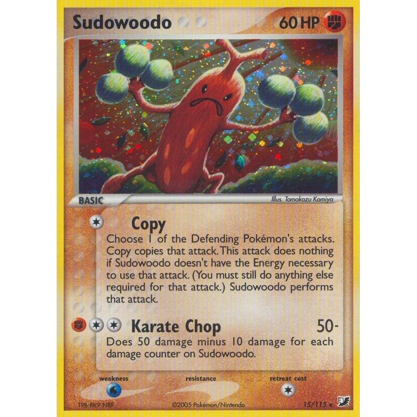 Image for Sudowoodo (15/115) (UF) - Pokemon