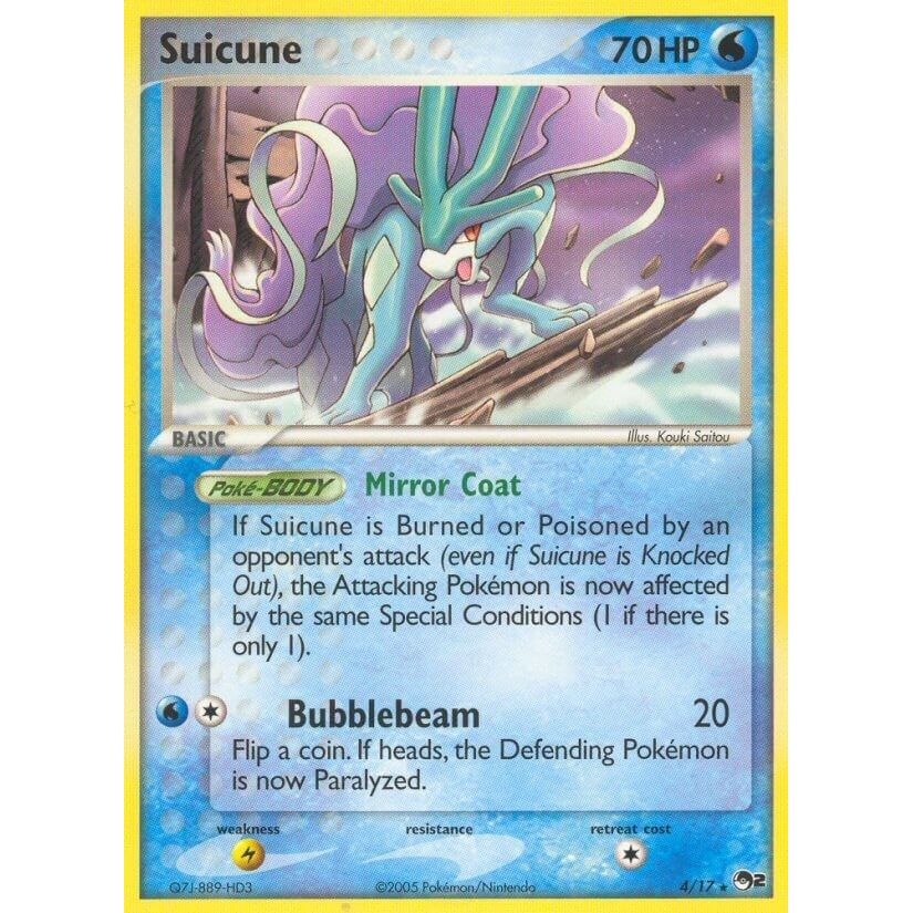 Image for Suicune (004/017) (POP) - Pokemon
