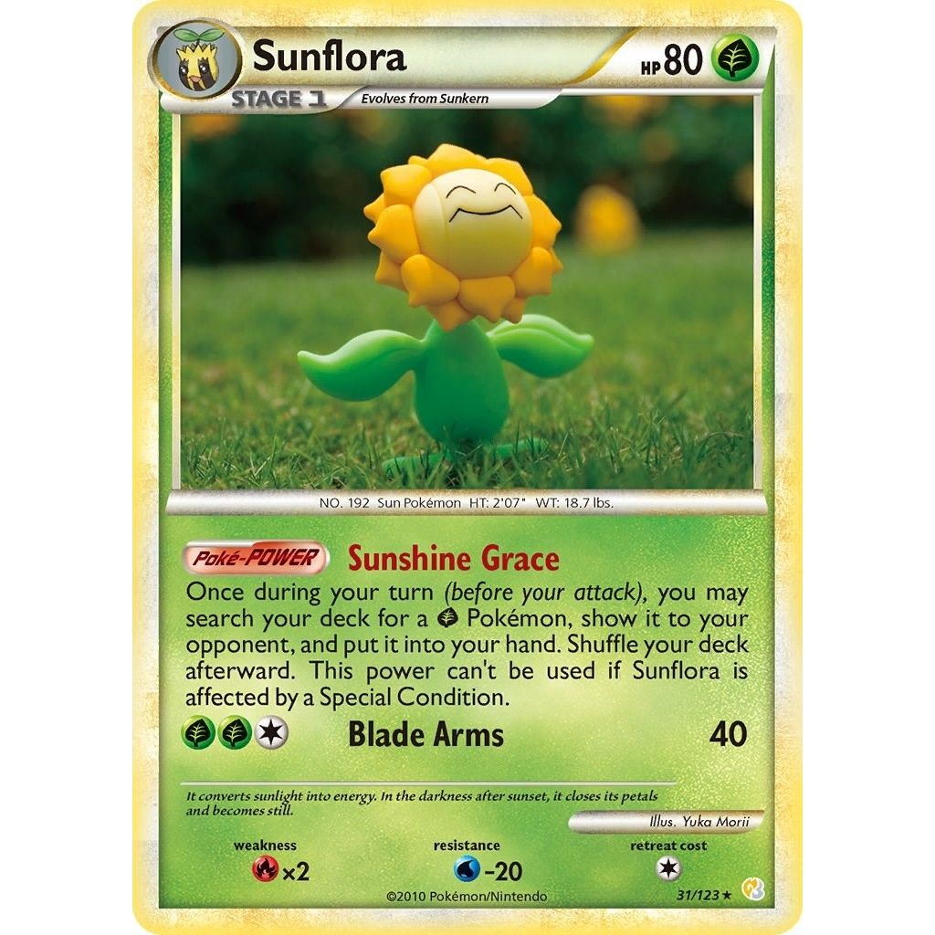 Image for Sunflora (31/123) (HS) - Pokemon