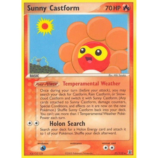 Image for Sunny Castform (31/113) (DS) - Pokemon