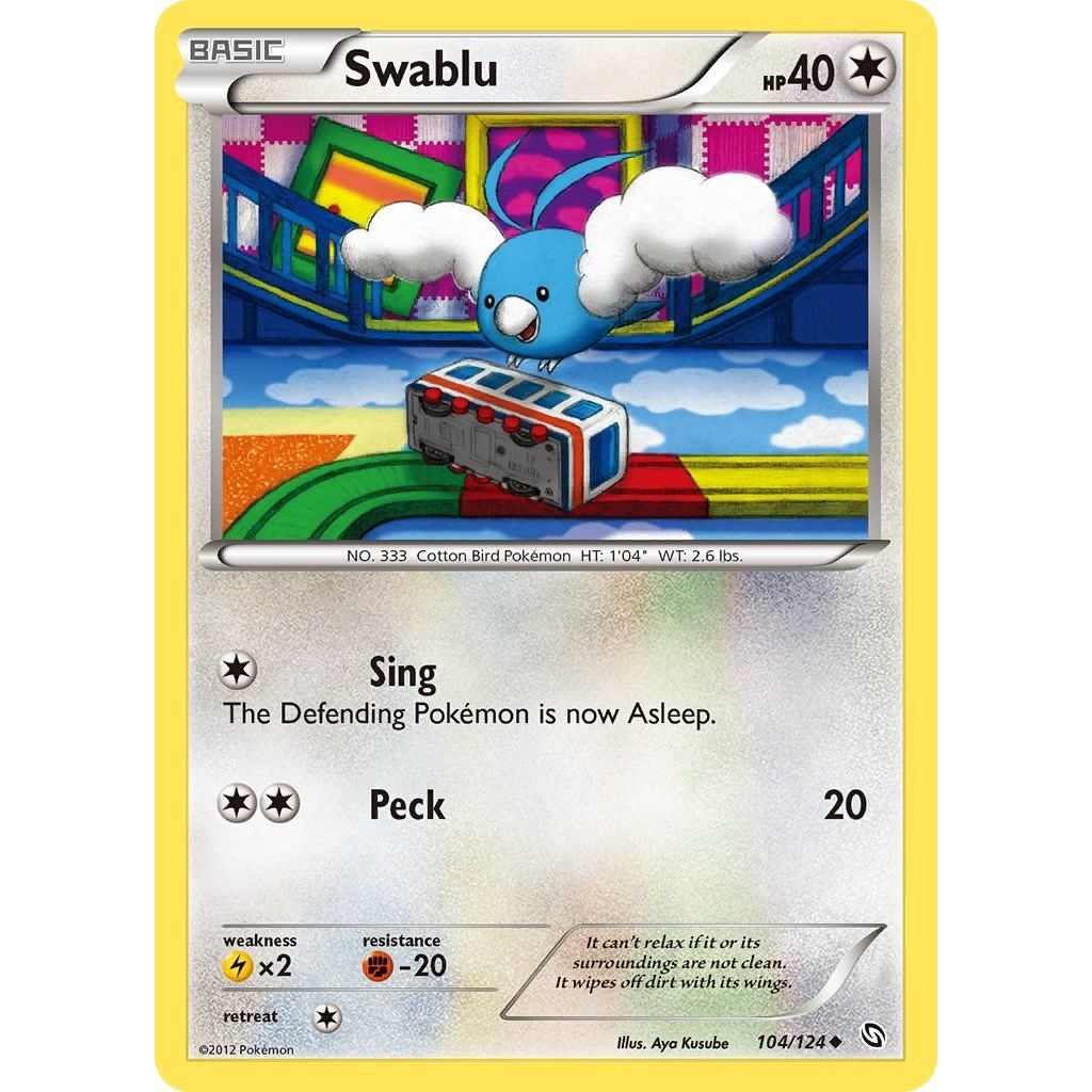 Image for Swablu (104) (104/124) (DRX) - Pokemon