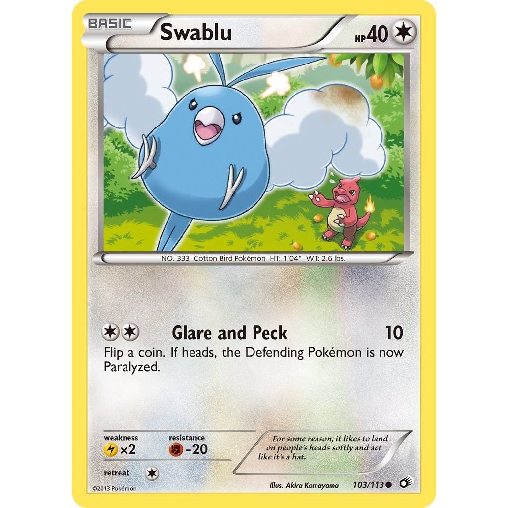 Image for Swablu (103/113) (LTR) - Pokemon