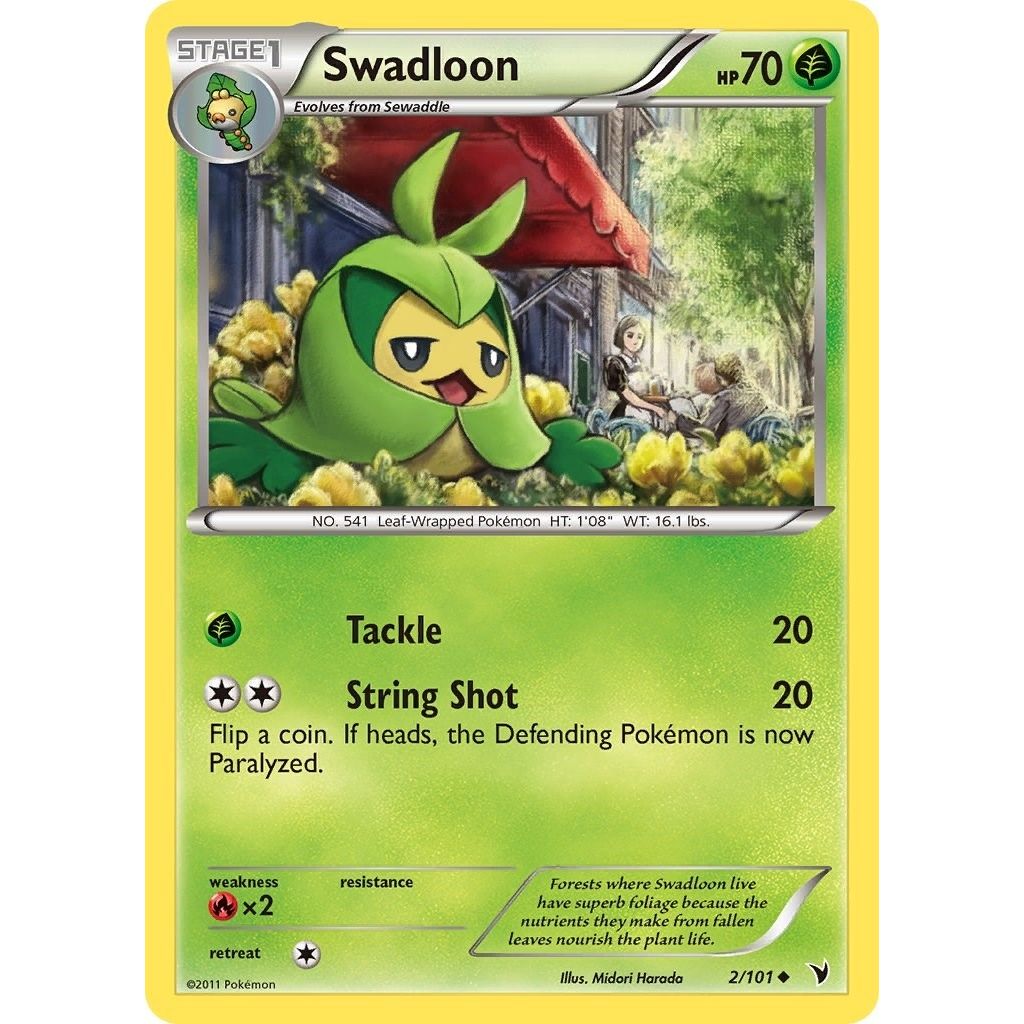 Image for Swadloon (2/101) (NVI) - Pokemon