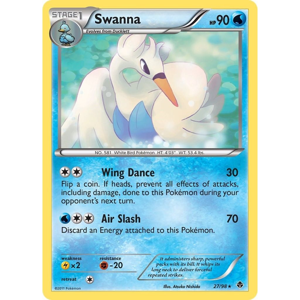Image for Swanna (27/98) (EPO) - Pokemon
