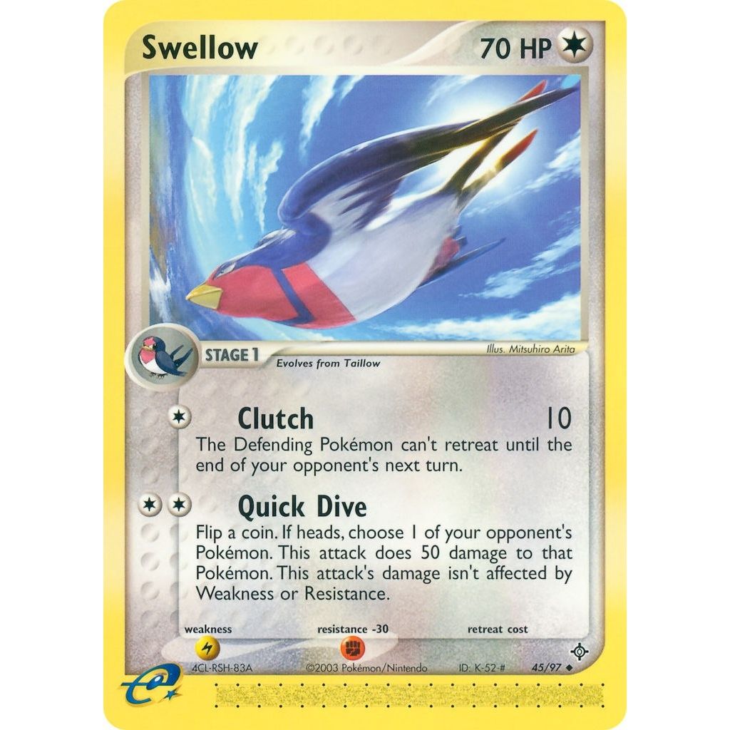 Image for Swellow (45/97) (DR) - Pokemon