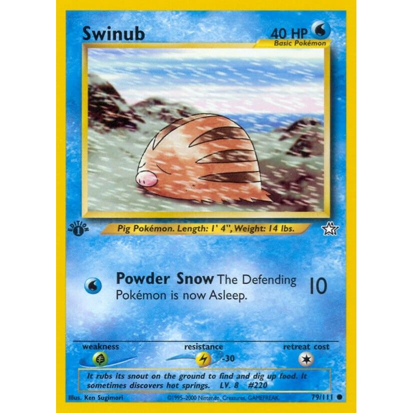 Image for Swinub (079/111) (N1) - Pokemon