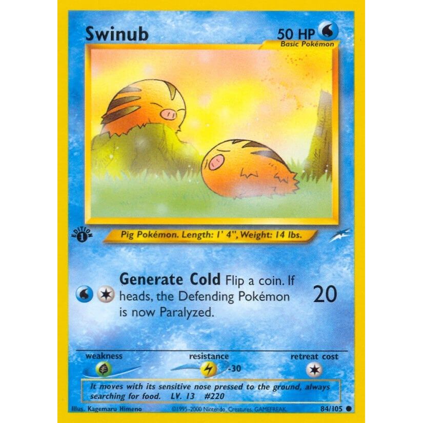 Image for Swinub (084/105) (N4) - Pokemon