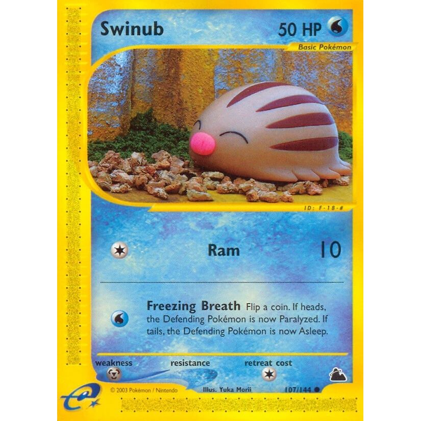 Image for Swinub (107) (107/144) (SK) - Pokemon