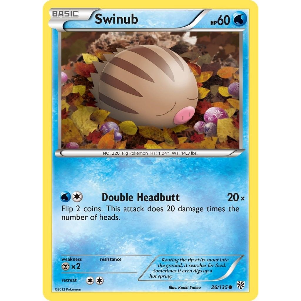 Image for Swinub (26/135) (PLS) - Pokemon