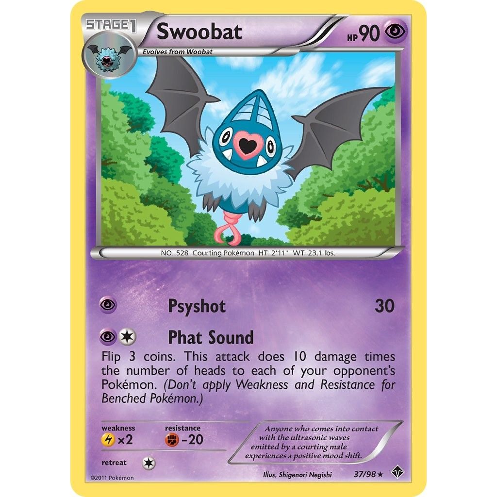 Image for Swoobat (37/98) (EPO) - Pokemon