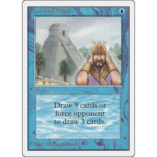 Image for Ancestral Recall (2ED) - Magic: The Gathering