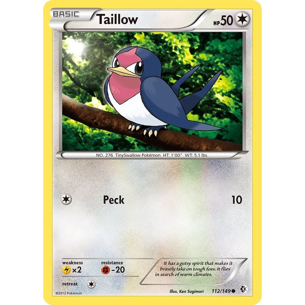 Image for Taillow (112/149) (BCR) - Pokemon