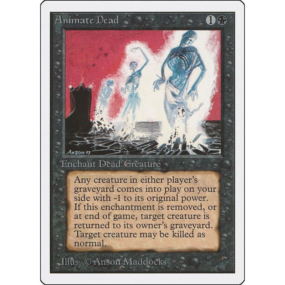 Image for Animate Dead (2ED) - Magic: The Gathering