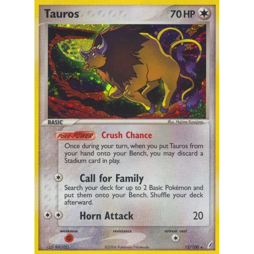 Image for Tauros (12/100) (CG) - Pokemon