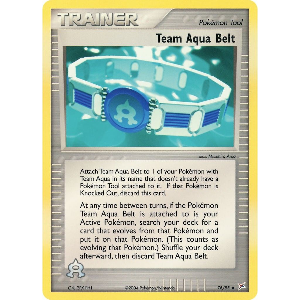 Image for Team Aqua Belt (76/95) (MA) - Pokemon
