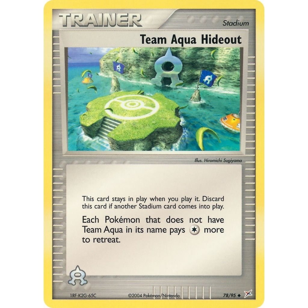 Image for Team Aqua Hideout (78/95) (MA) - Pokemon
