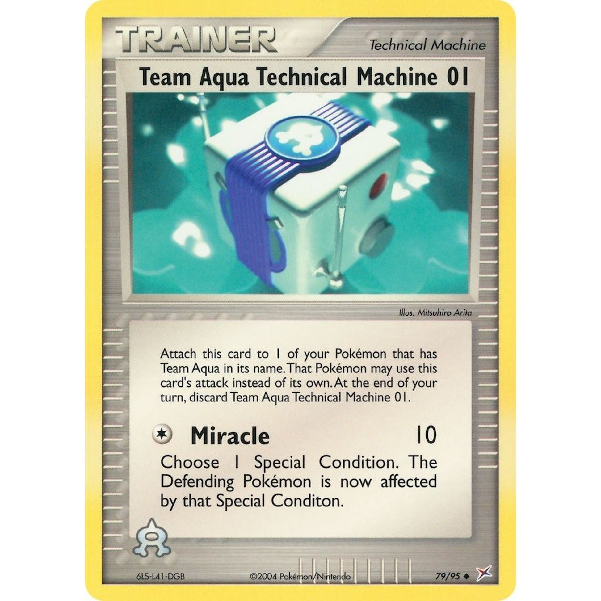 Image for Team Aqua Technical Machine 01 (79/95) (MA) - Pokemon