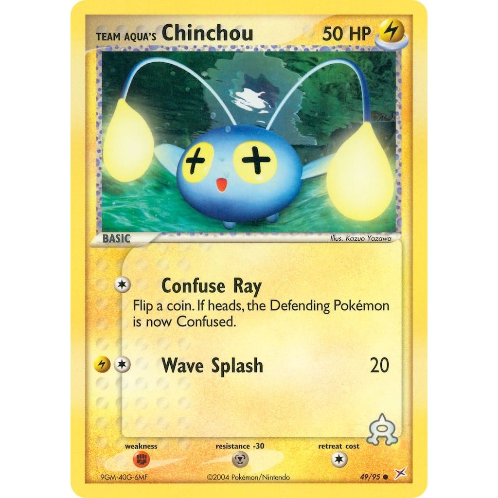 Image for Team Aqua's Chinchou (49/95) (MA) - Pokemon