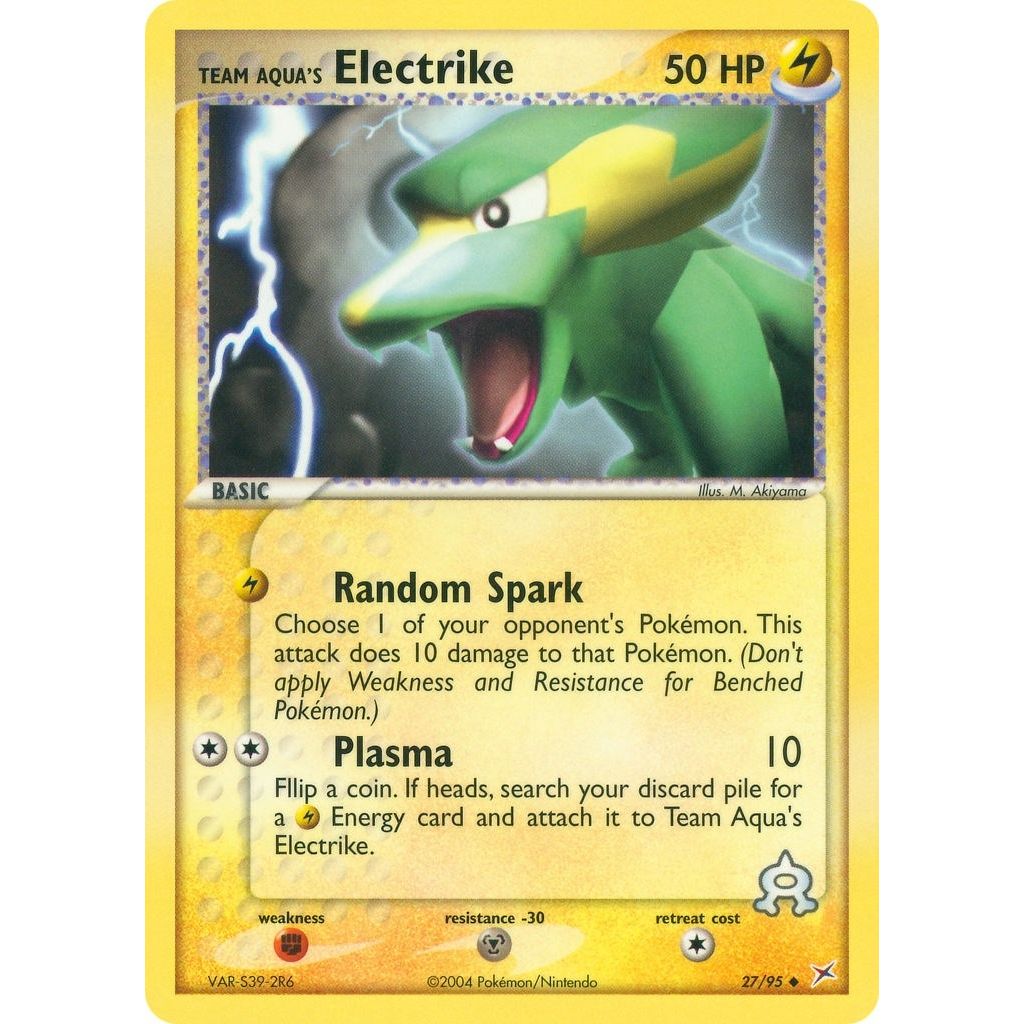Image for Team Aqua's Electrike (27/95) (MA) - Pokemon