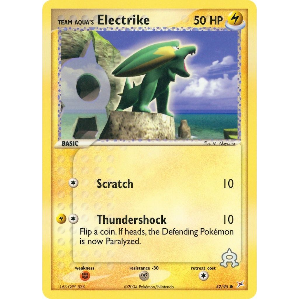 Image for Team Aqua's Electrike (52/95) (MA) - Pokemon