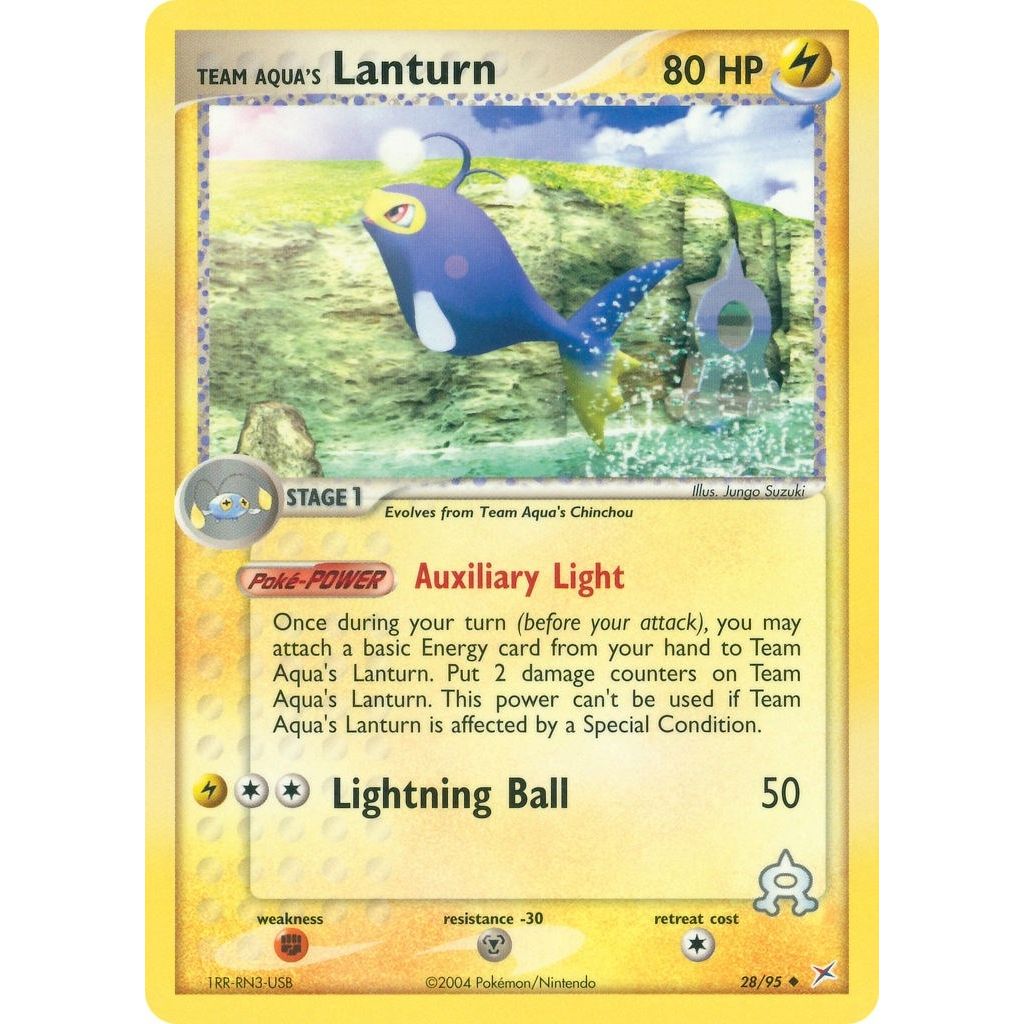 Image for Team Aqua's Lanturn (28/95) (MA) - Pokemon