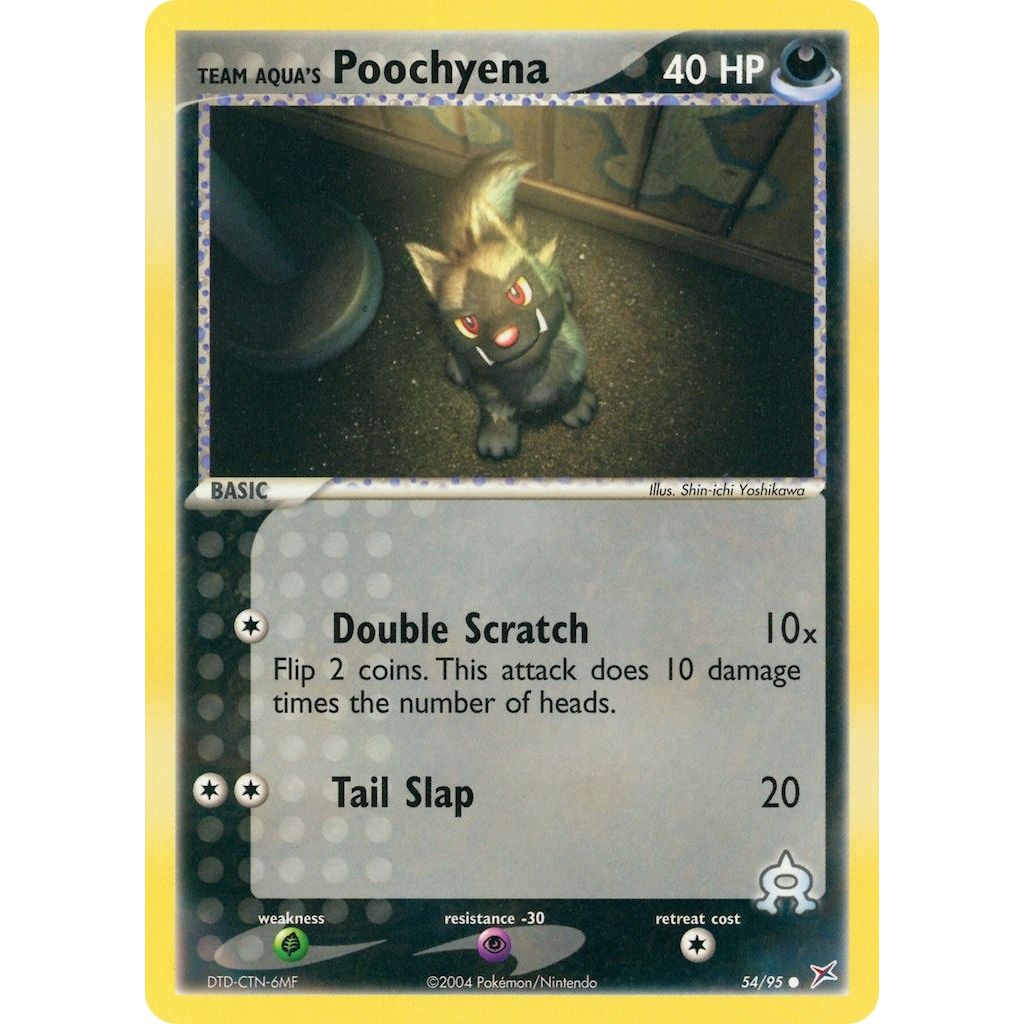 Image for Team Aqua's Poochyena (54/95) (MA) - Pokemon