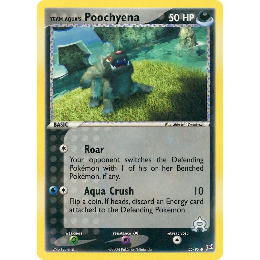 Image for Team Aqua's Poochyena (55/95) (MA) - Pokemon
