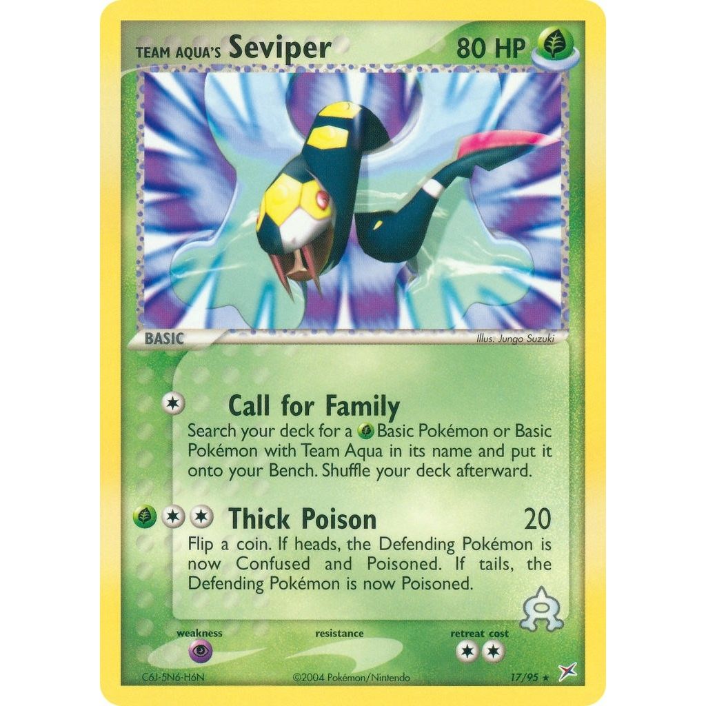 Image for Team Aqua's Seviper (17/95) (MA) - Pokemon