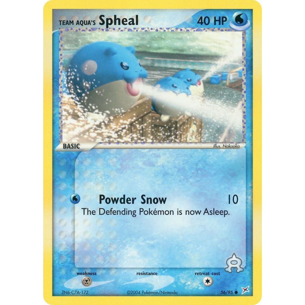 Image for Team Aqua's Spheal (56/95) (MA) - Pokemon