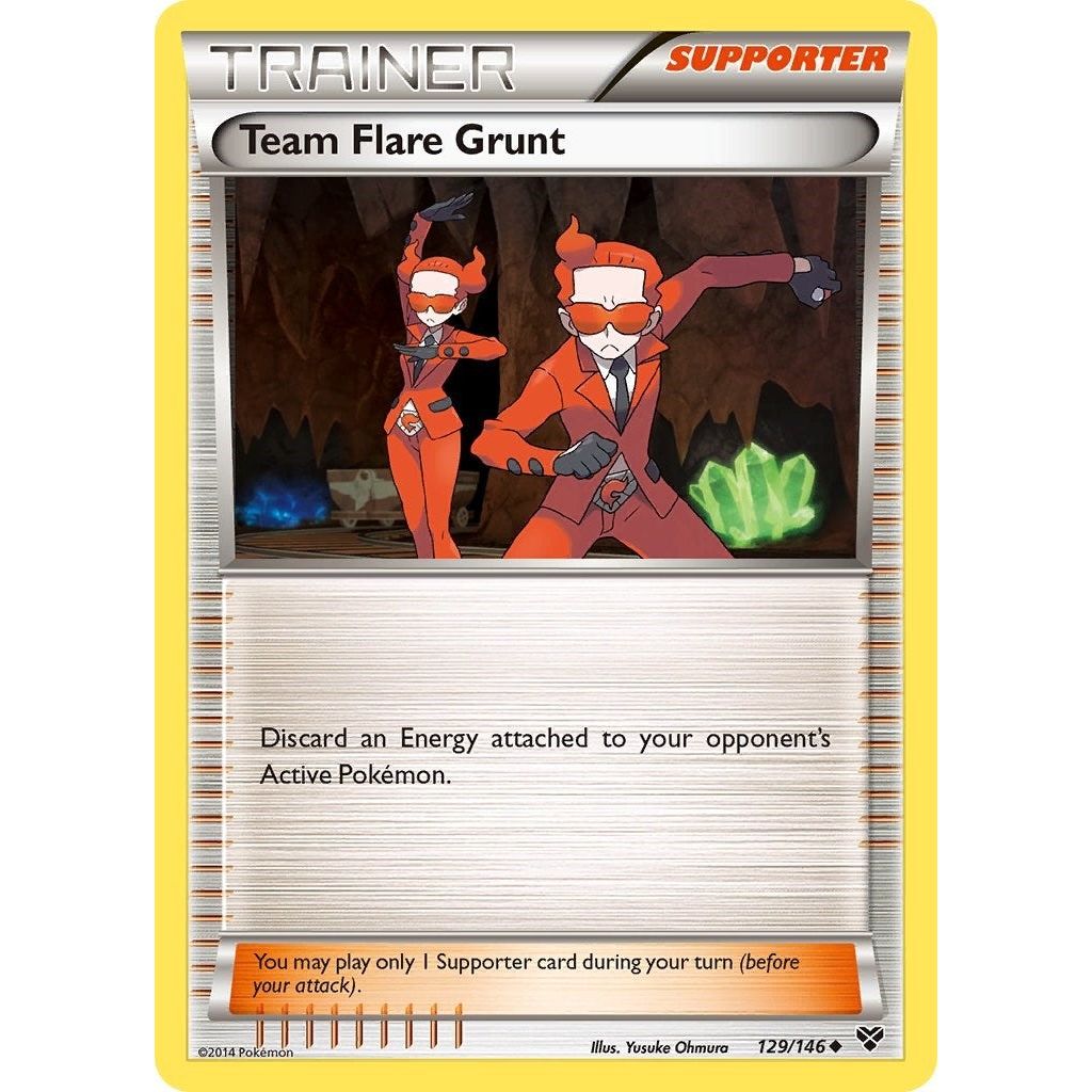 Image for Team Flare Grunt (129/146) (XY) - Pokemon