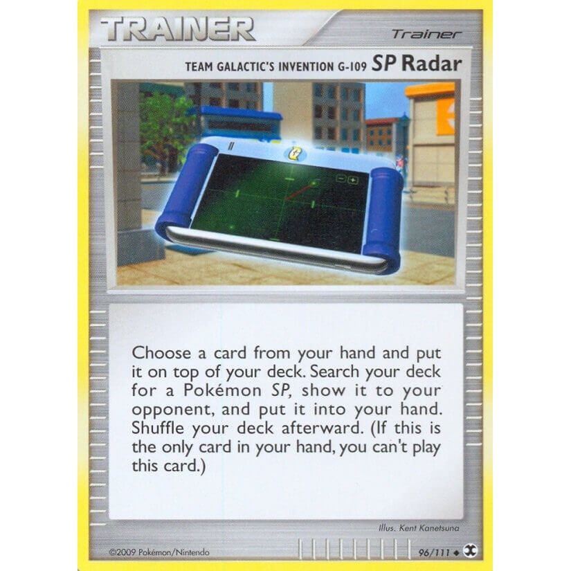 Image for Team Galactic's Invention G-109 SP Radar (96/111) (RR) - Pokemon