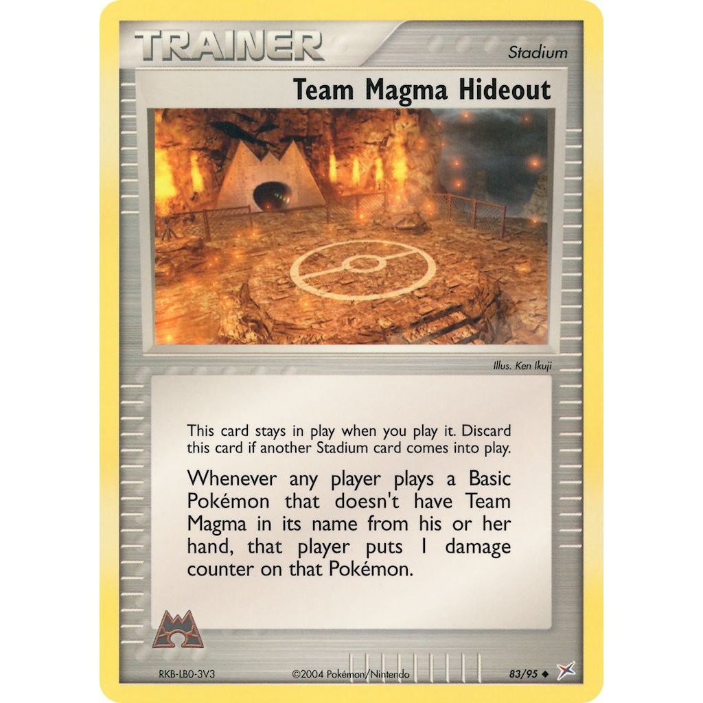 Image for Team Magma Hideout (83/95) (MA) - Pokemon