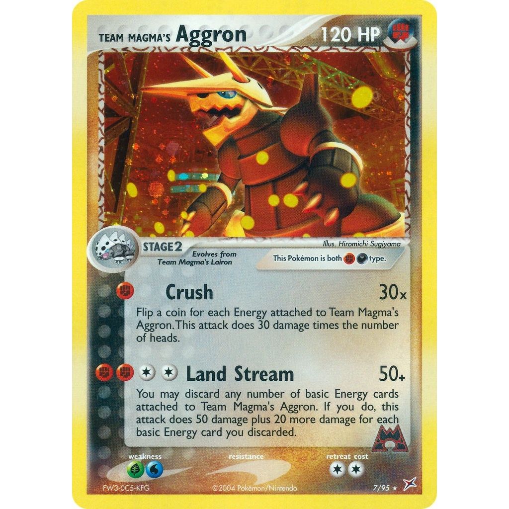 Image for Team Magma's Aggron (7/95) (MA) - Pokemon