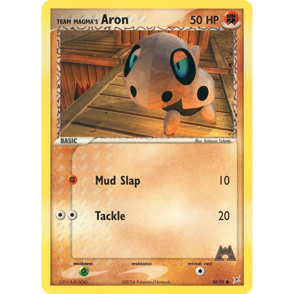 Image for Team Magma's Aron (58/95) (MA) - Pokemon