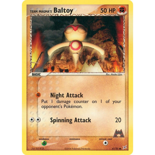 Image for Team Magma's Baltoy (61/95) (MA) - Pokemon