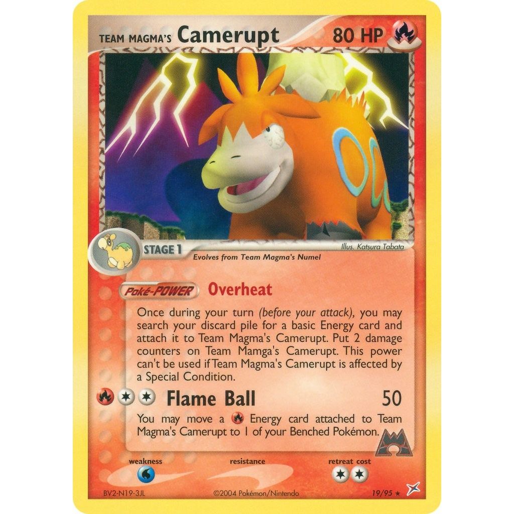 Image for Team Magma's Camerupt (19/95) (MA) - Pokemon
