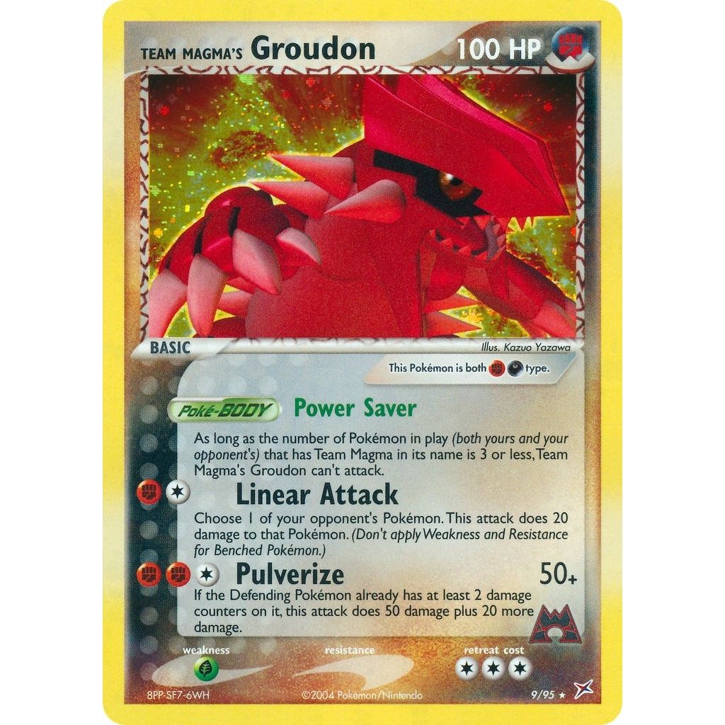 Image for Team Magma's Groudon (9/95) (MA) - Pokemon