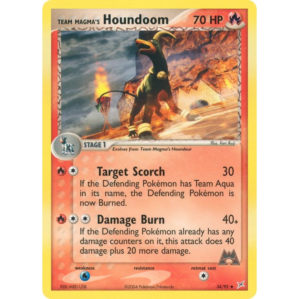 Image for Team Magma's Houndoom (34/95) (MA) - Pokemon