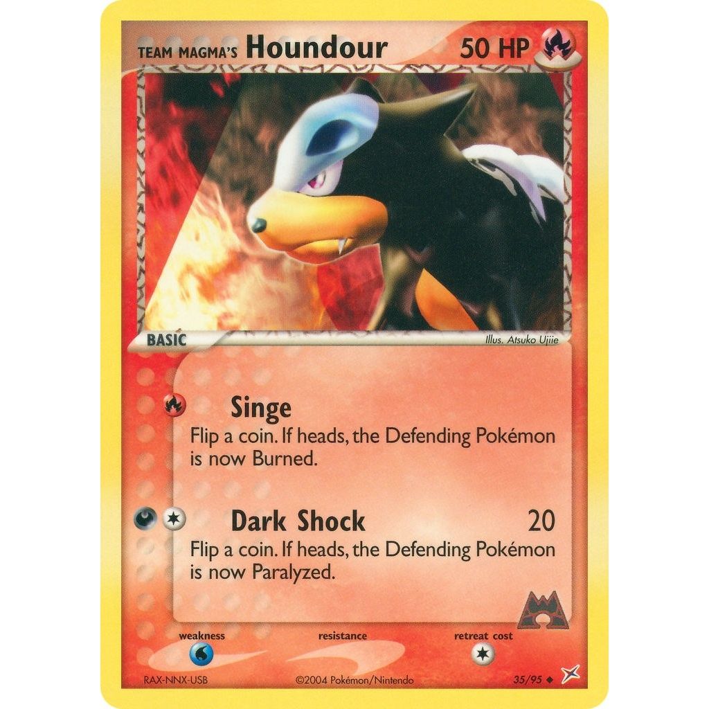 Image for Team Magma's Houndour (35/95) (MA) - Pokemon