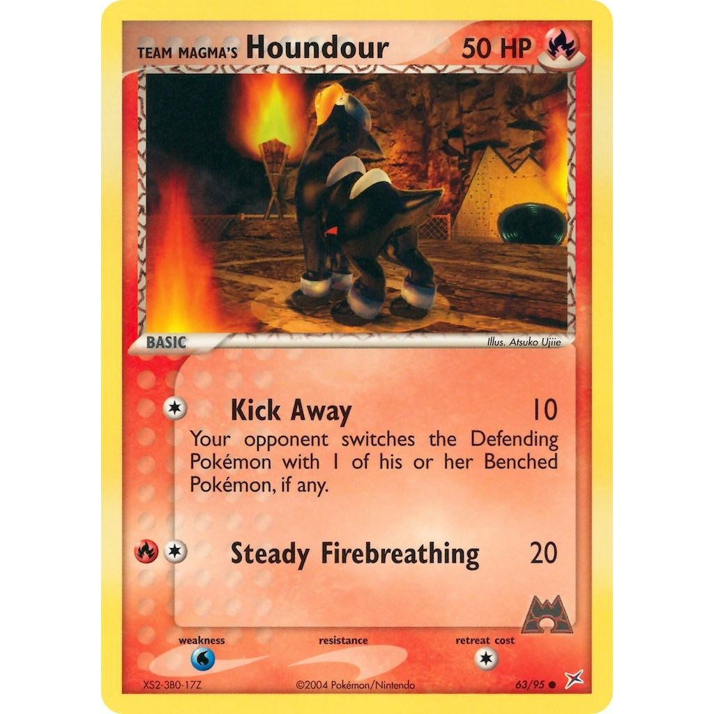 Image for Team Magma's Houndour (63/95) (MA) - Pokemon