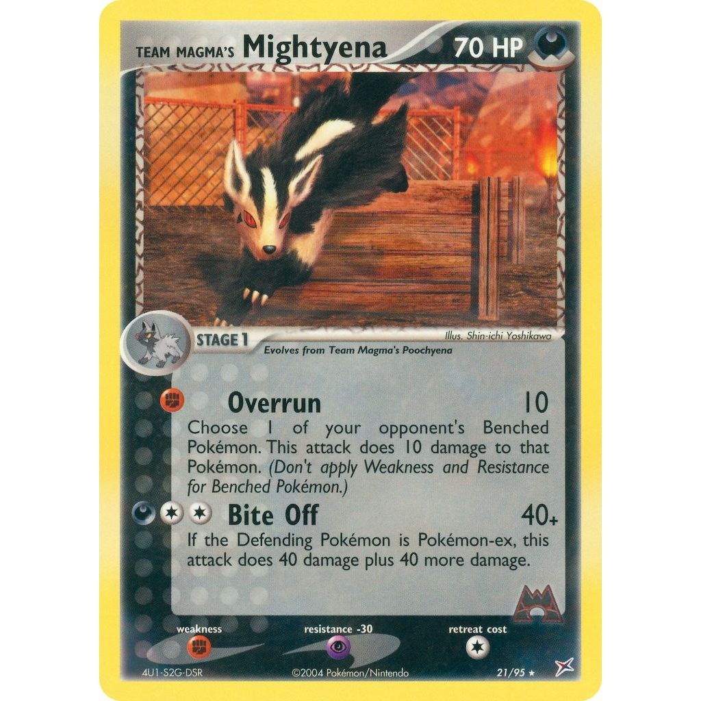 Image for Team Magma's Mightyena (21/95) (MA) - Pokemon