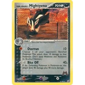Team Magma's Mightyena - 21/95 Pokemon