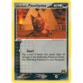 Team Magma's Poochyena - 65/95 Pokemon