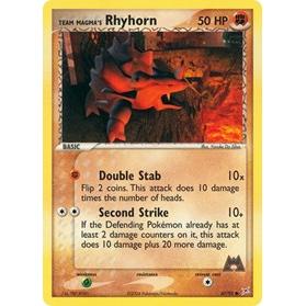 Team Magma's Rhyhorn - 67/95 Pokemon