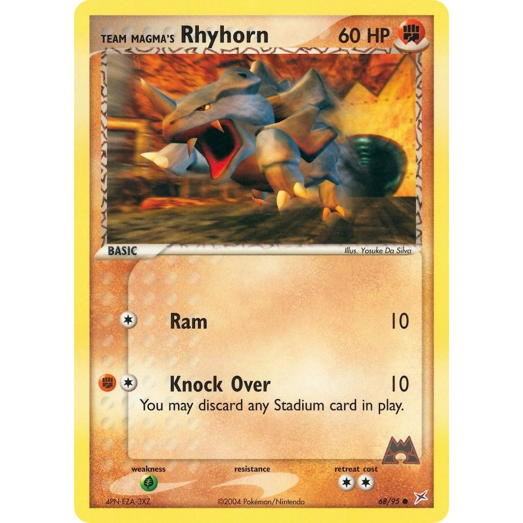 Image for Team Magma's Rhyhorn (68/95) (MA) - Pokemon