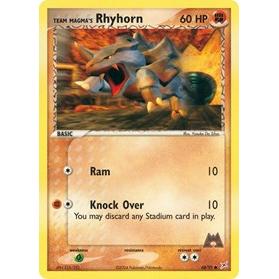Team Magma's Rhyhorn - 68/95 Pokemon