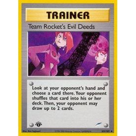 Team Rocket's Evil Deeds Pokemon