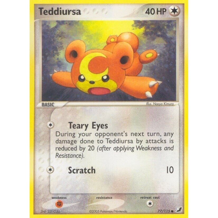 Image for Teddiursa (77/115) (UF) - Pokemon