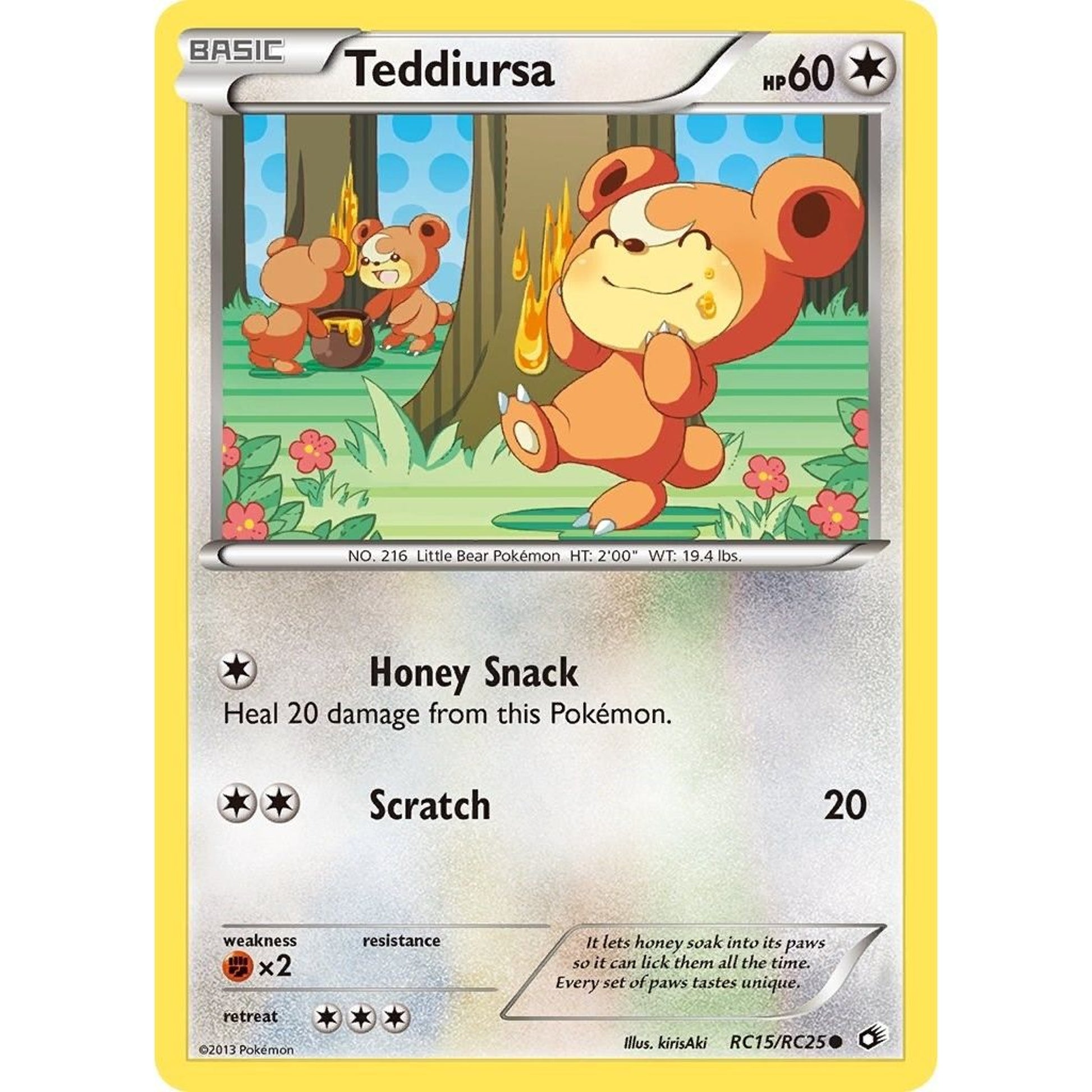 Image for Teddiursa (RC15/RC25) (LTR) - Pokemon